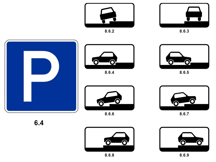 Знак 6.4. Парковка
